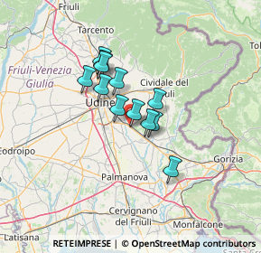 Mappa Via Guglielmo Oberdan, 33042 Buttrio UD, Italia (8.9875)