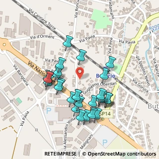 Mappa Via Guglielmo Oberdan, 33042 Buttrio UD, Italia (0.22069)