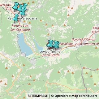 Mappa Piazza della Chiesa, 38056 Levico Terme TN, Italia (4.57545)