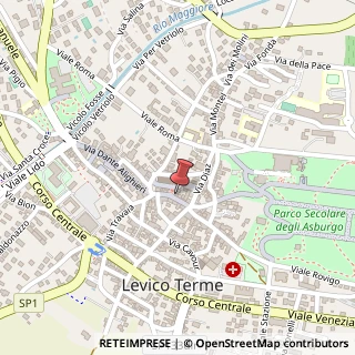 Mappa Via Regia, 22, 38056 Levico Terme, Trento (Trentino-Alto Adige)