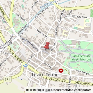 Mappa Via Regia, 18, 38056 Levico Terme, Trento (Trentino-Alto Adige)