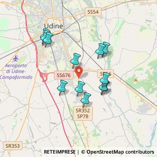 Mappa SR 352, 33100 Udine UD (3.33083)