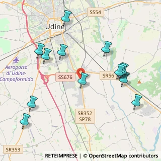 Mappa SR 352, 33100 Udine UD (4.62923)