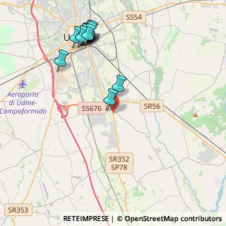 Mappa SR 352, 33100 Udine UD (4.79615)