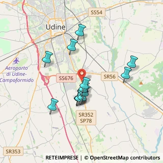 Mappa SR 352, 33100 Udine UD (3.14154)