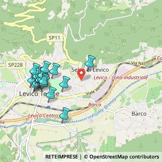 Mappa Via per Selva, 38056 Levico Terme TN, Italia (1.063)