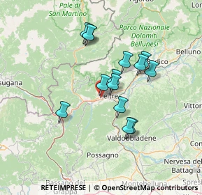 Mappa Via dei Pascoli, 32030 Seren del Grappa BL, Italia (11.47)