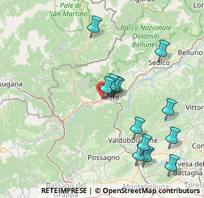 Mappa Via dei Pascoli, 32030 Seren del Grappa BL, Italia (15.88846)