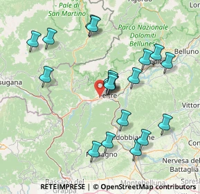Mappa Via dei Pascoli, 32030 Seren del Grappa BL, Italia (15.35211)