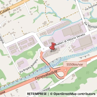 Mappa Via Cavalieri di Vittorio Veneto, 23, 32032 Feltre, Belluno (Veneto)