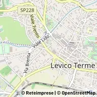 지도 Levico Terme