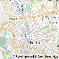 Karte Feltre