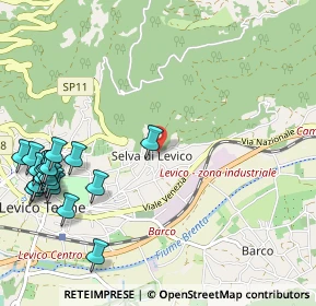 Mappa Via Adolfo Cetto, 38056 Levico Terme TN, Italia (1.4205)