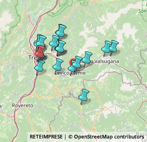 Mappa Via Adolfo Cetto, 38056 Levico Terme TN, Italia (12.1005)