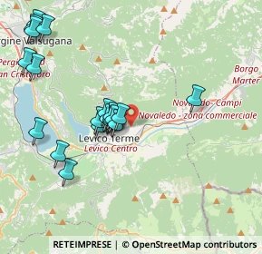 Mappa Via della Pontara, 38056 Levico Terme TN, Italia (3.963)