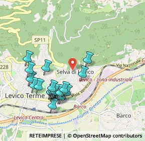 Mappa Via della Pontara, 38056 Levico Terme TN, Italia (0.9495)
