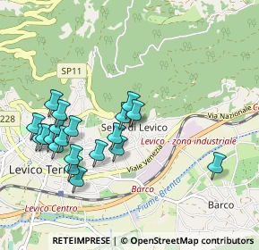 Mappa Via della Pontara, 38056 Levico Terme TN, Italia (0.991)