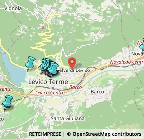 Mappa Via della Pontara, 38056 Levico Terme TN, Italia (1.8185)