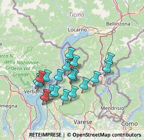 Mappa Via Crevella, 21016 Luino VA, Italia (12.2955)