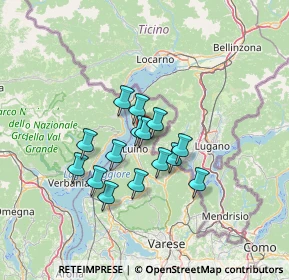 Mappa Via Crevella, 21016 Luino VA, Italia (9.98133)