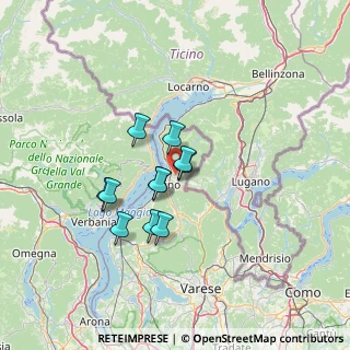 Mappa Via delle Motte, 21016 Luino VA, Italia (9.83091)