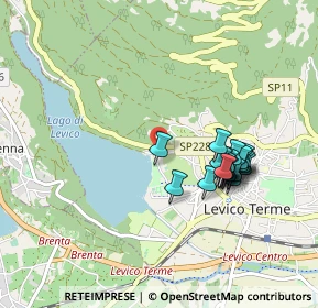 Mappa Viale Belvedere, 38056 Levico Terme TN, Italia (0.8295)