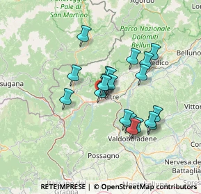 Mappa Via Scuole, 32032 Feltre BL, Italia (10.963)