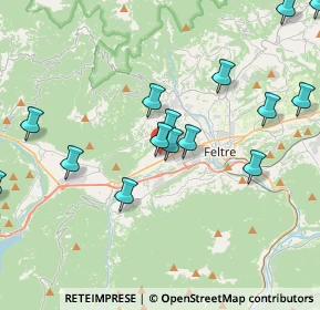 Mappa Via Scuole, 32032 Feltre BL, Italia (5.46)