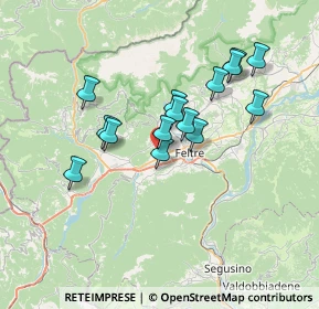 Mappa Via Scuole, 32032 Feltre BL, Italia (5.884)