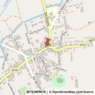 Mappa Via Roma, 44, 33039 Sedegliano, Udine (Friuli-Venezia Giulia)