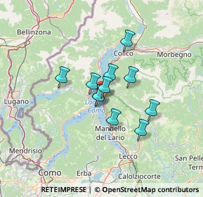 Mappa Contrada Scoscesa, 23829 Varenna LC, Italia (8.58909)