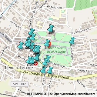 Mappa Parco Secolare degli Asburgo, 38056 Levico Terme TN, Italia (0.21071)