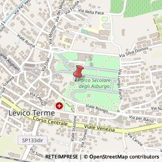 Mappa Parco Secolare degli Asburgo, 38056 Levico Terme TN, Italia, 38056 Levico Terme, Trento (Trentino-Alto Adige)