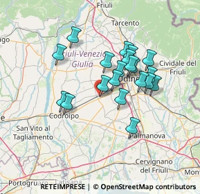 Mappa Via A. Malignani, 33031 Basiliano UD, Italia (11.411)