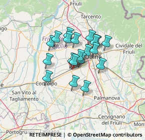 Mappa Via A. Malignani, 33031 Basiliano UD, Italia (9.4235)