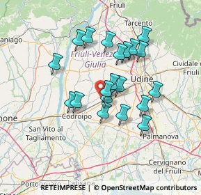 Mappa Via 24 Maggio, 33031 Basiliano UD, Italia (11.562)
