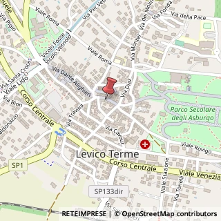 Mappa Via Regia, 21, 38056 Levico Terme, Trento (Trentino-Alto Adige)