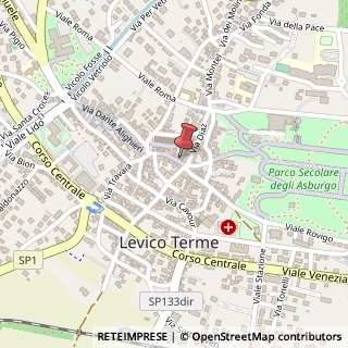 Mappa Via Regia, 8, 38056 Levico Terme, Trento (Trentino-Alto Adige)