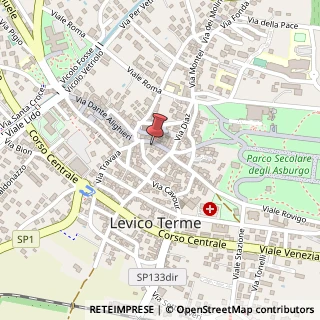 Mappa Via Regia, 23, 38056 Levico Terme, Trento (Trentino-Alto Adige)