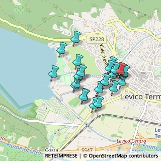 Mappa Viale Lido, 38056 Levico Terme TN, Italia (0.36667)