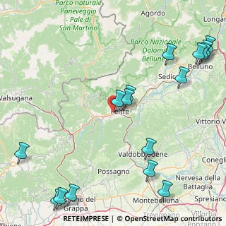 Mappa Via Brigata Bologna, 32032 Feltre BL, Italia (23.3725)
