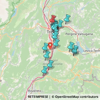 Mappa Via Delle Ischie, 38123 Valle TN, Italia (6.257)