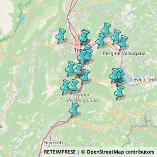 Mappa Via Delle Ischie, 38123 Valle TN, Italia (6.3665)