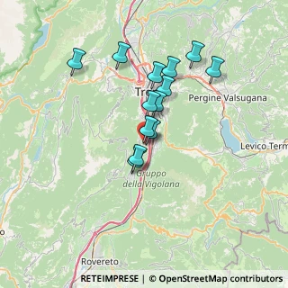 Mappa Via Delle Ischie, 38123 Valle TN, Italia (5.73846)