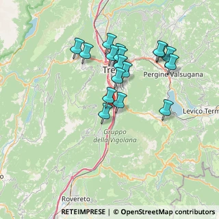 Mappa Via Delle Ischie, 38123 Valle TN, Italia (6.70235)