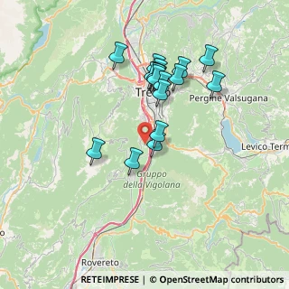 Mappa Via Delle Ischie, 38123 Valle TN, Italia (6.33222)