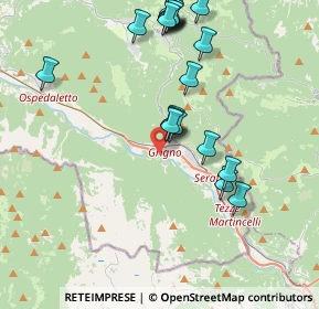 Mappa Via Pertega, 38055 Grigno TN, Italia (4.183)