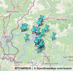 Mappa Contrada dell'Oste, 23829 Varenna LC, Italia (9.3645)