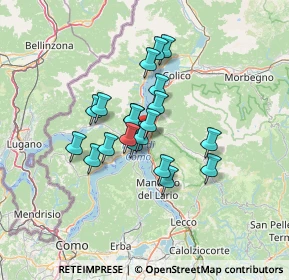 Mappa Contrada dell'Oste, 23829 Varenna LC, Italia (9.638)