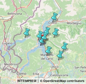 Mappa Riva dei marmisti, 23829 Varenna LC, Italia (8.58727)